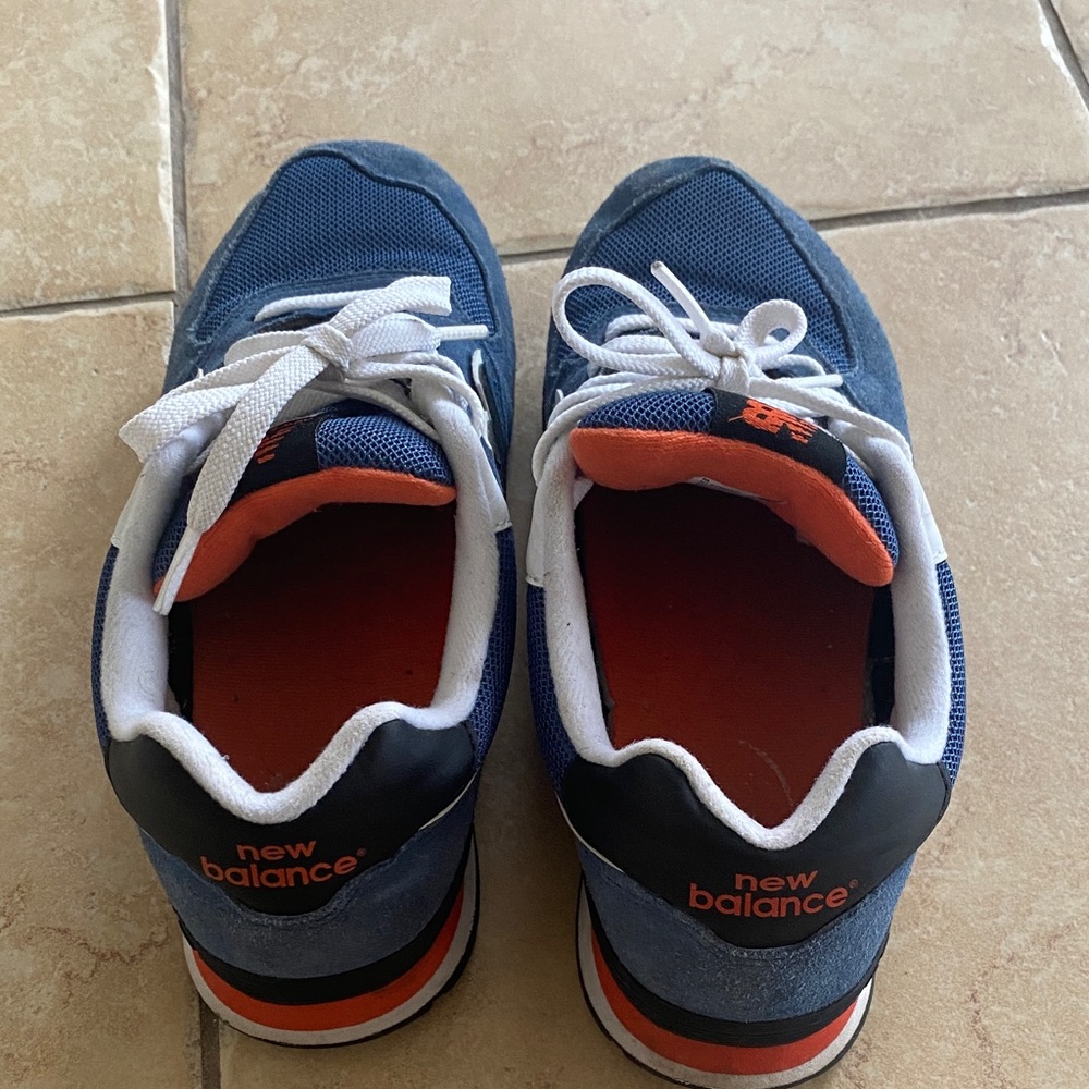 New Balance Blue and White Sneakers - Picture 3 of 4